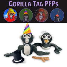跨境现货Gorilla Tag Monkey 大猩猩玩偶毛绒玩具跨境热卖公仔
