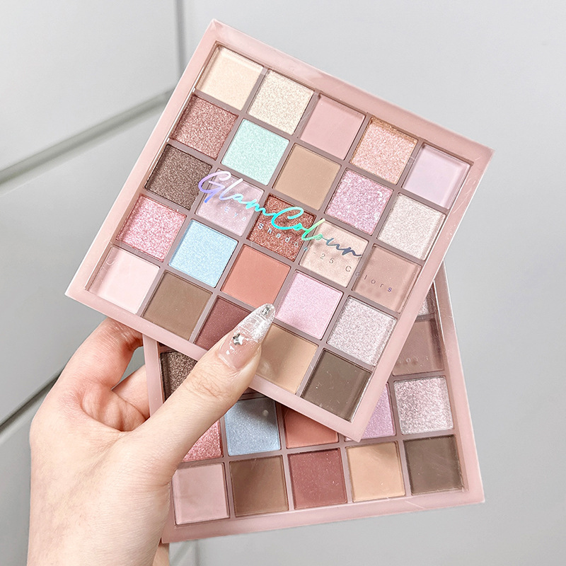 Magic color twenty-five color eye shadow pearlescent versatile low saturation color matte novice daily earth color eye shadow
