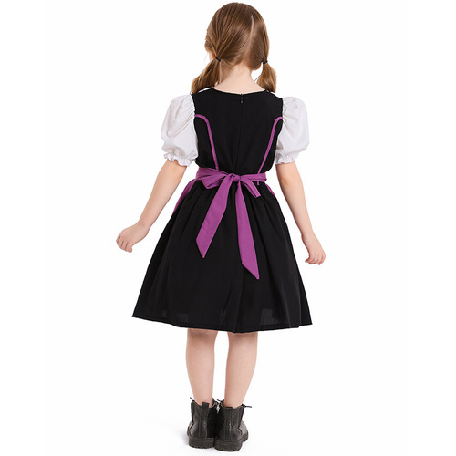 Foreign trade source Halloween costumes cute children beer festival short skirts multi-color campus activities girls' clothing