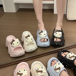 ���Dkitty����ЬŮ�ĺ�׺�߅��ȹ��eva��Ь���ߺ�ɫ�����羳����