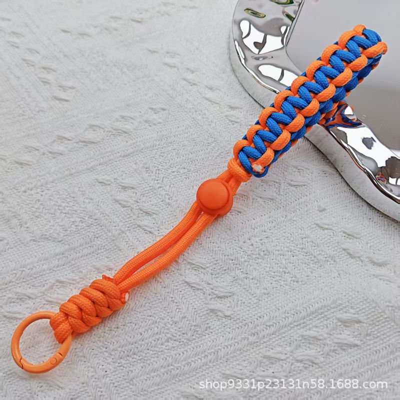 손목끈-주황색+파란색