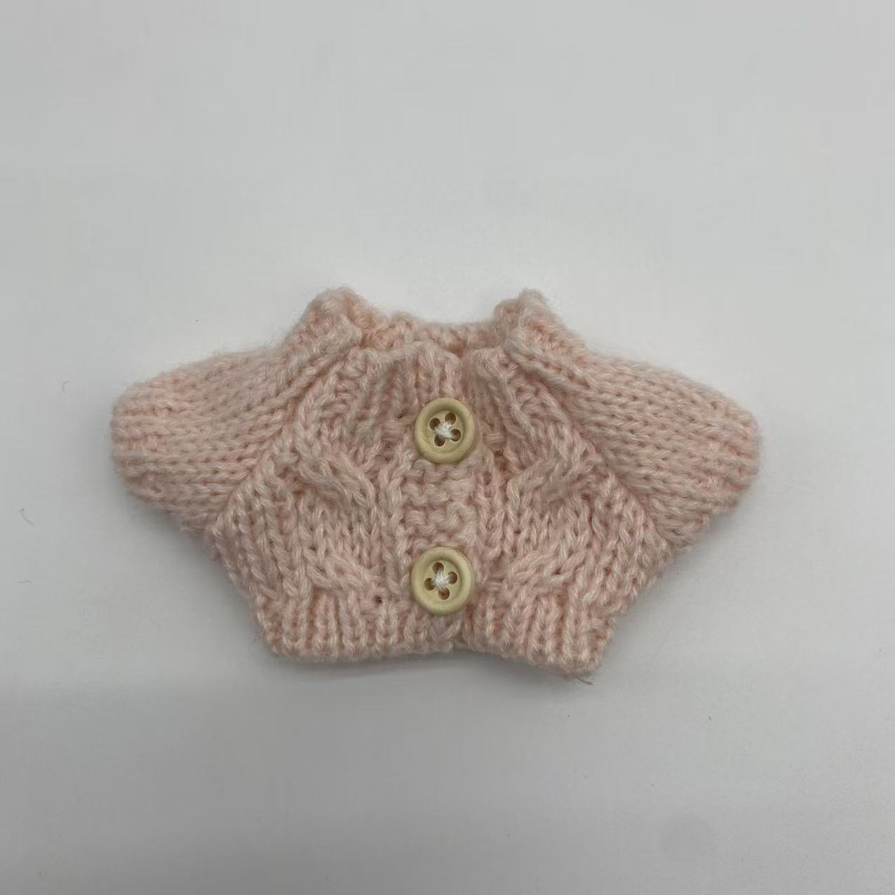 Light pink double button