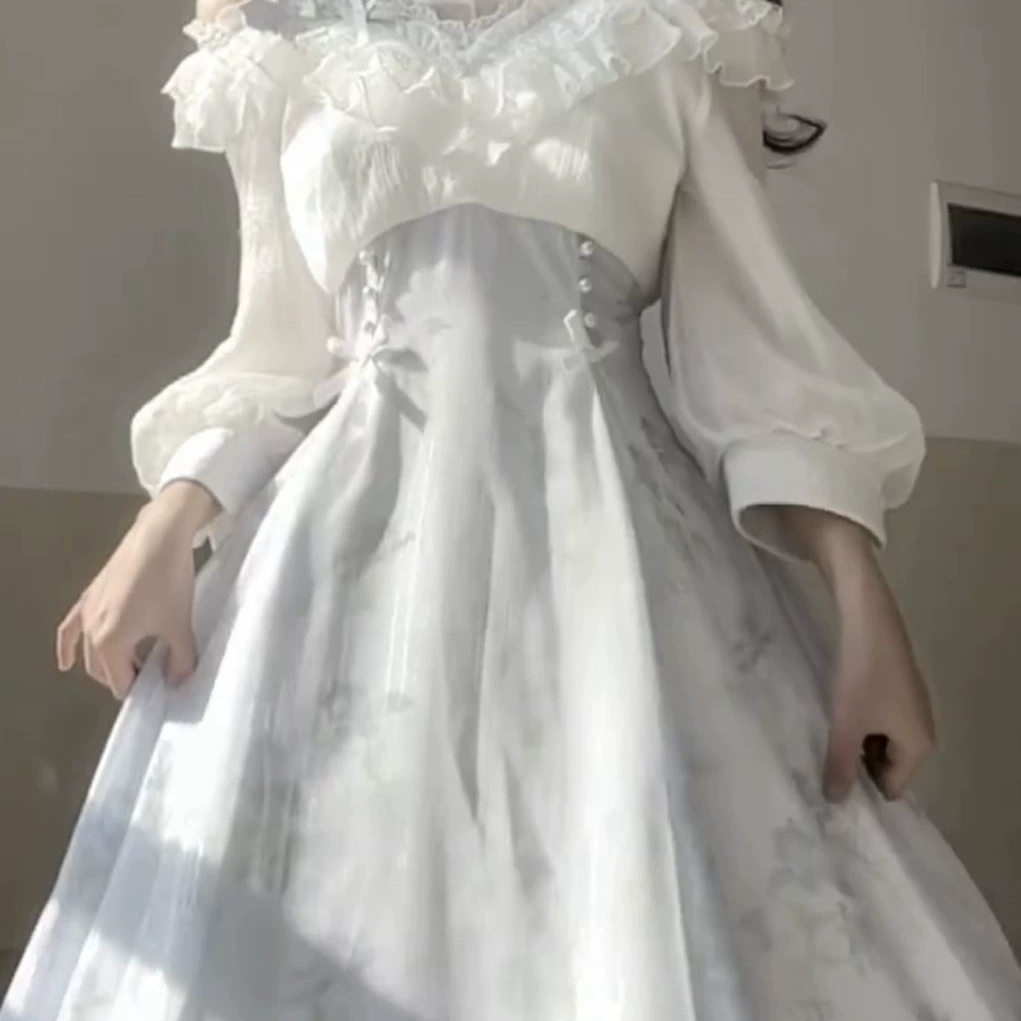 Платье Hanfu больших размеров для женщин, китайский стиль, повседневное элегантное и модное облегающее летнее платье.