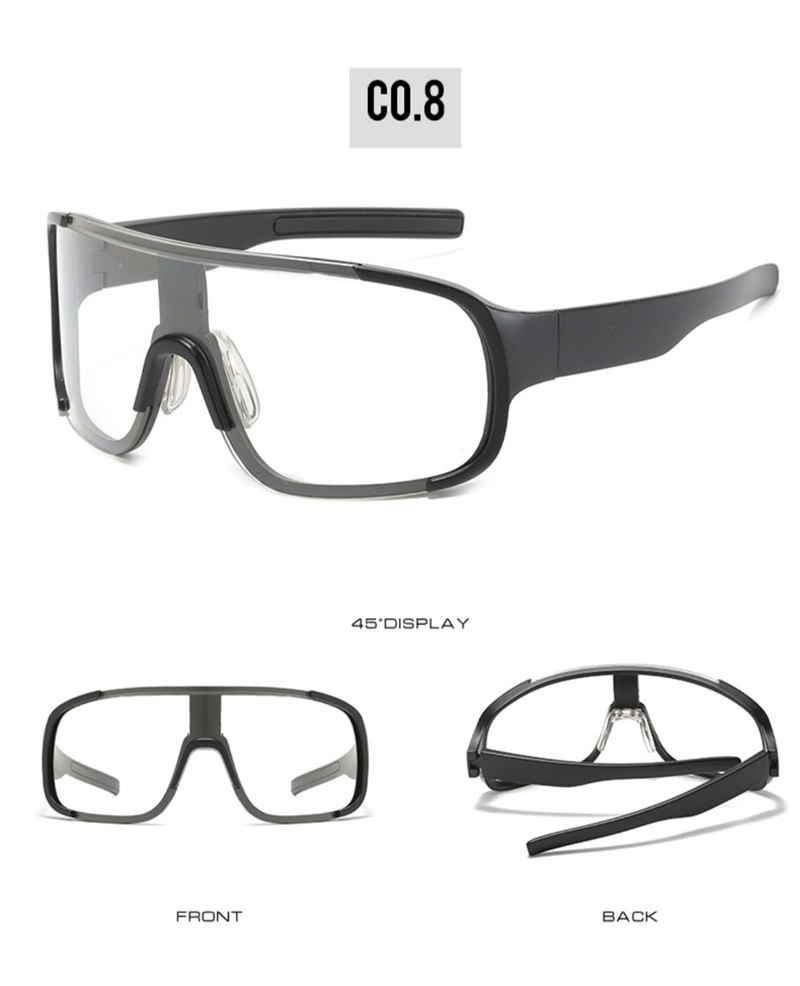 Black frame transparent sheet