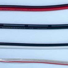 直供2468红黑平行线双并线排线 黑白并线透明并线黑竹节