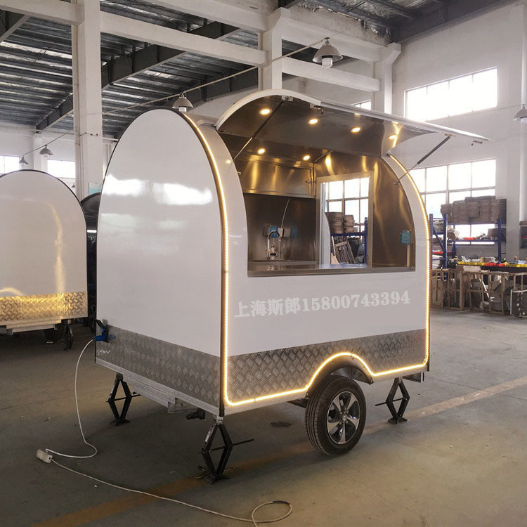 餐车移动房车工厂直供流动商品售卖车 出口品质 价格实惠凉皮