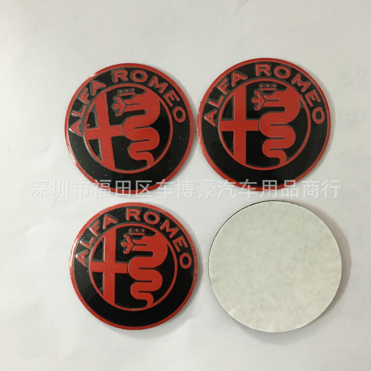 Suitable for Alpha Modified Wheel Labels Alpha Romeo Wheel Labels 50mm Alpha Modified Wheel Labels