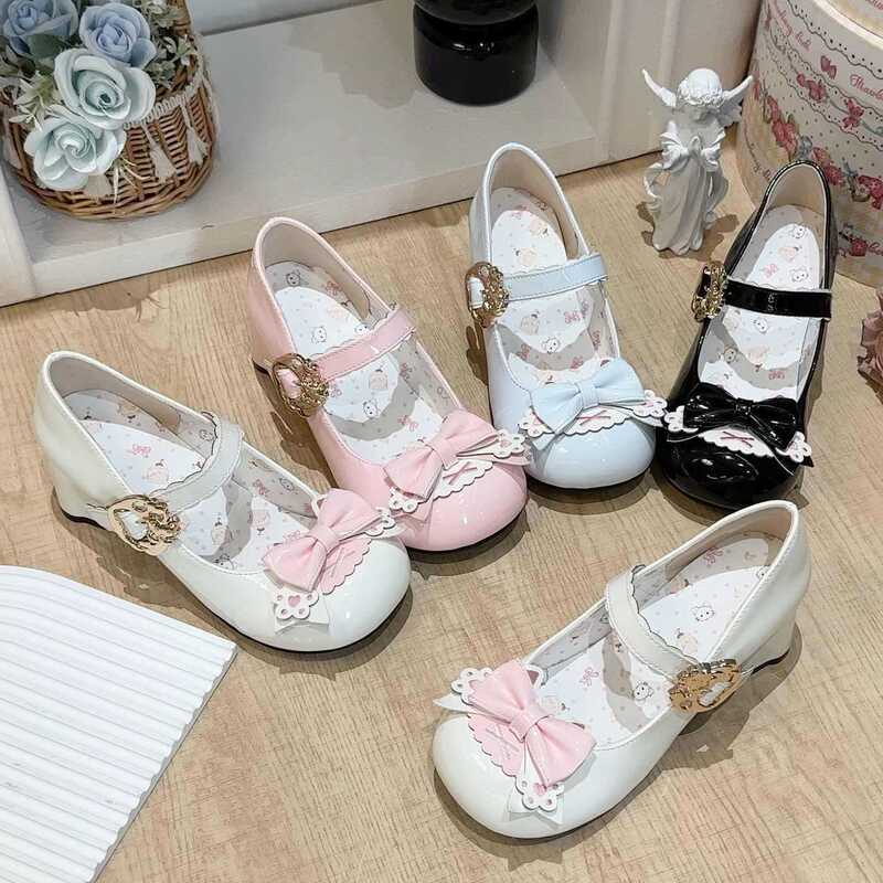 ニャークロー パーティー 3.0 子猫トースト ロリータ 猫の爪 リボン 猫ヘッド ヒール かわいい スイート レディース シューズ|undefined