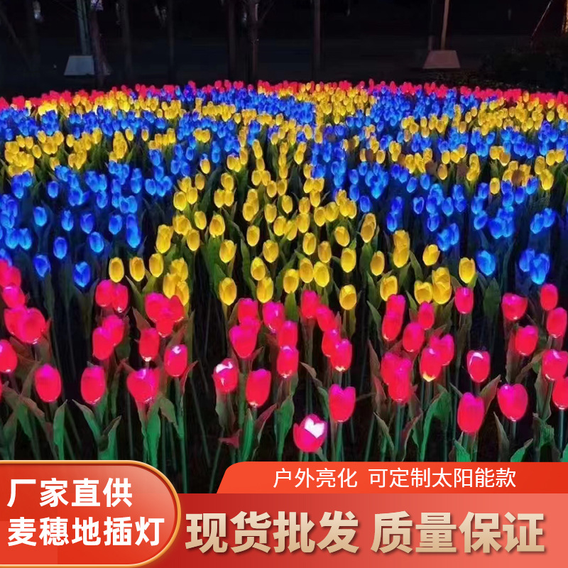 户外led郁金香地插灯公园景观灯亮化工程装饰草坪灯庭院灯