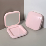 新款Kiko同款粉饼盒腮红盒高光修容带镜子塑料空盒包材化妆品容器