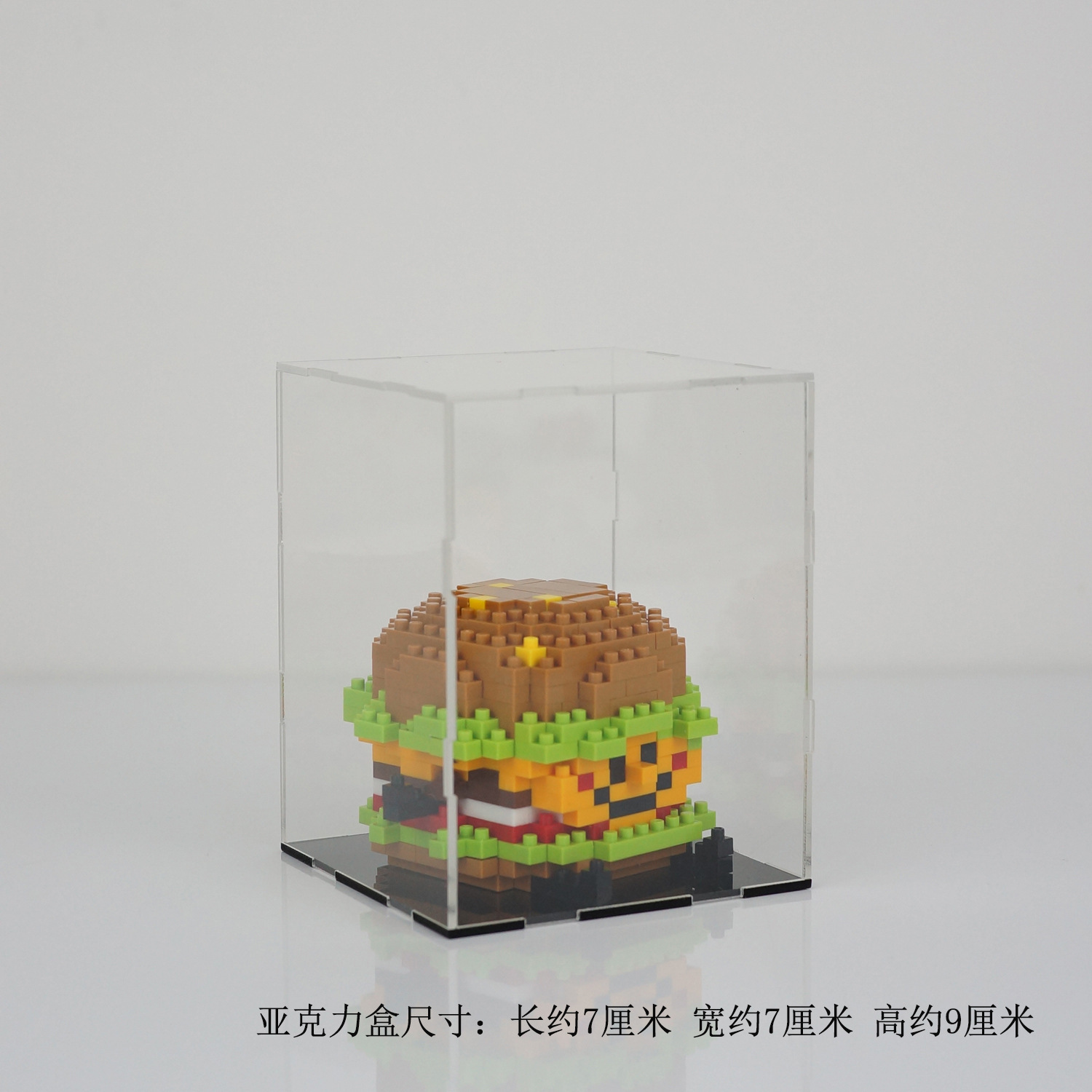 Moda lechuang simulación gourmet papas fritas hamburguesa micro partículas bloques de construcción modelo de montaje 8921-8932 entrega al por mayor