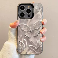 Apple, металлический совместимый чехол для телефона pro, iPhone 14, защита от падения