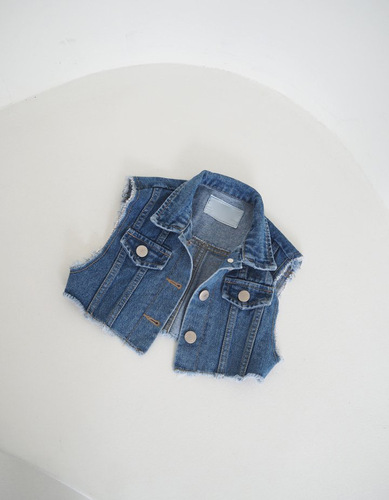 Children's clothing summer  new products Korean style children's coat sleeveless trendy fashionable outdoor denim vest street shirt 