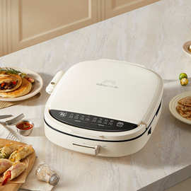 小'熊电饼铛DBC-E17L2 烙饼锅家用加深烤盘三明治机电煎锅煎