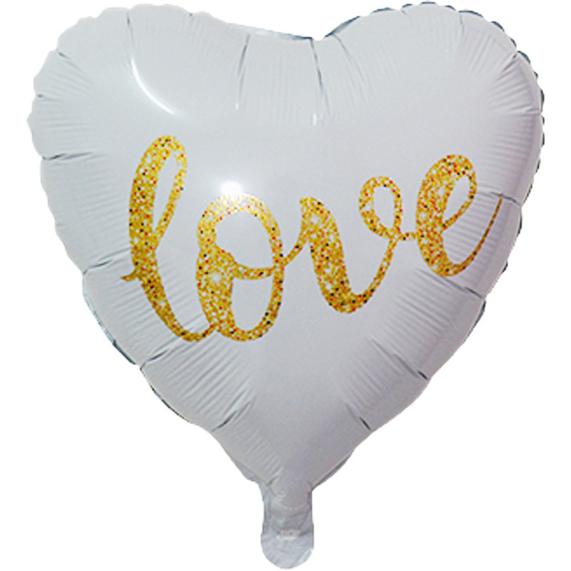 Globo de película de aluminio de amor occidental de 18 pulgadas LOVE Tanabata Día de San Valentín Boda Boda Confesión romántica Diseño de globo image 12