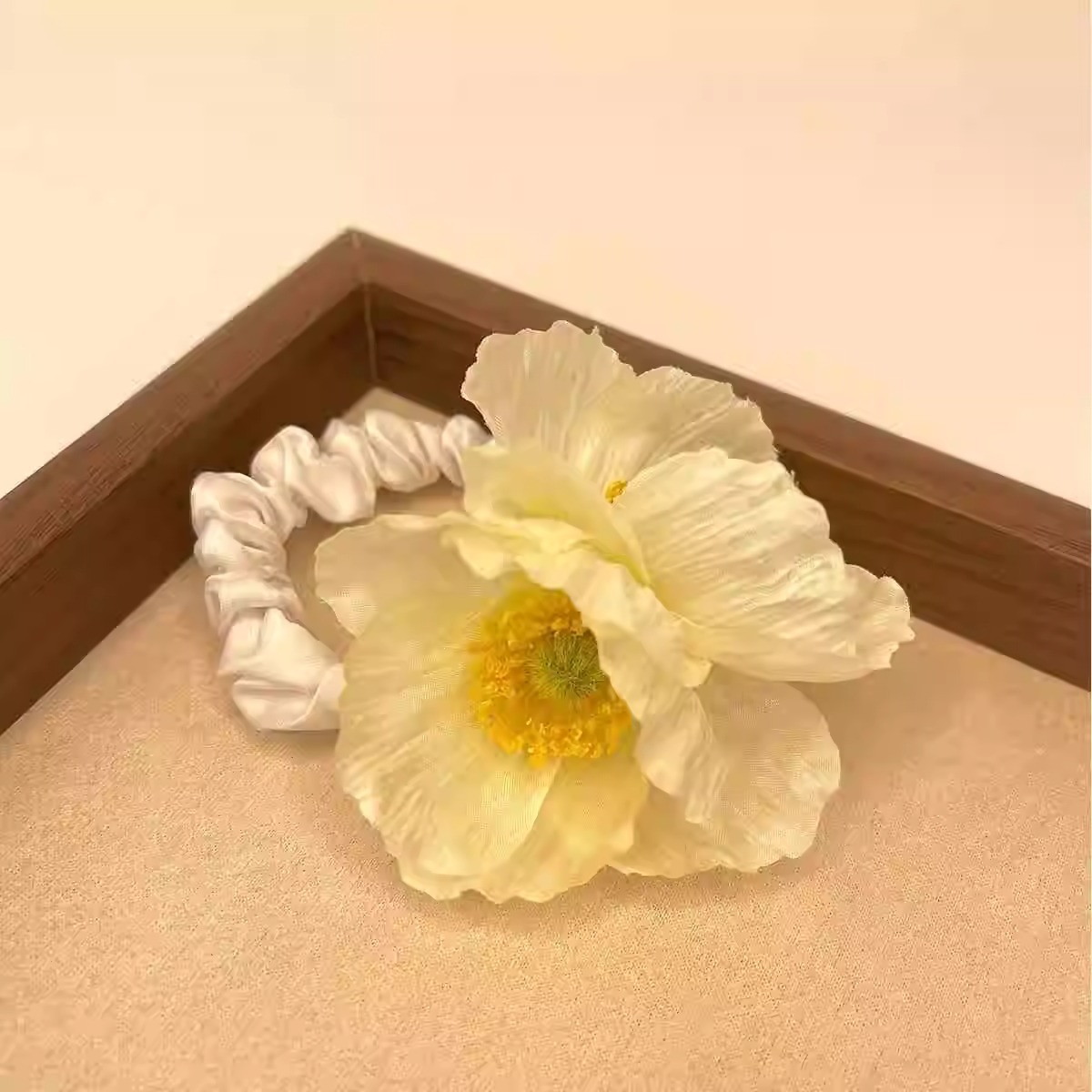 25g Weight Hair Tie, Rubber Band Hair Accessories Type 1 Piece Quantity Weekend, Tea Party Occasion Cloth Material Flower, Horse Pattern All Seasons, Summer Season Women's Gender Sweet, Simple Style Style Sweet Simple Style Women's Flower Horse Cloth Hair Tie Rubber Band 9