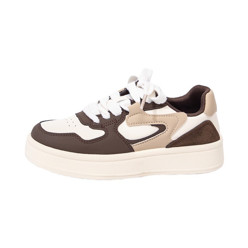 Baja fuerza de retroalimentación de color sólido zapatos casuales de invierno minimalistas de viento con cordón de algodón de estilo universitario zapatos de skate cálidos