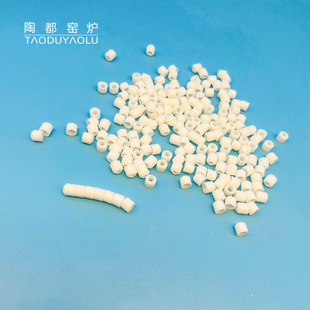 Alumina 99 porcelain bowl-shaped beads threading ceramic insulating beads dry pressure ceramic parts 5*2.7*5