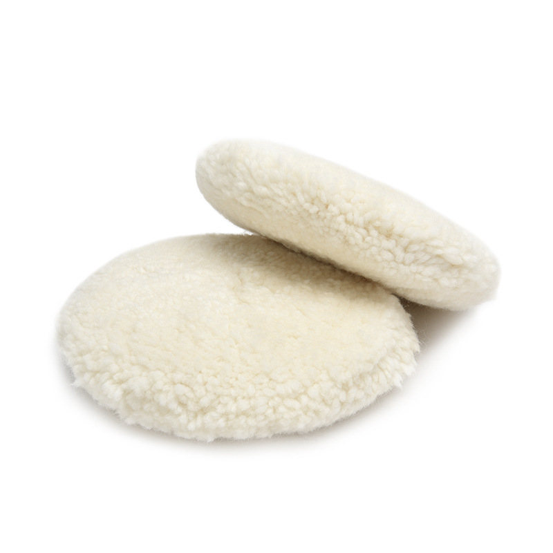 双面抛光盘抛光球羊毛毛线轮羊毛球汽车美容漆面螺纹抛光轮纤维轮