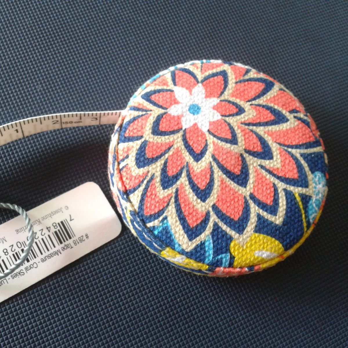 广告礼品卷尺 个性创意圆形1.5米60英寸公英制包粗布尺子3000只起