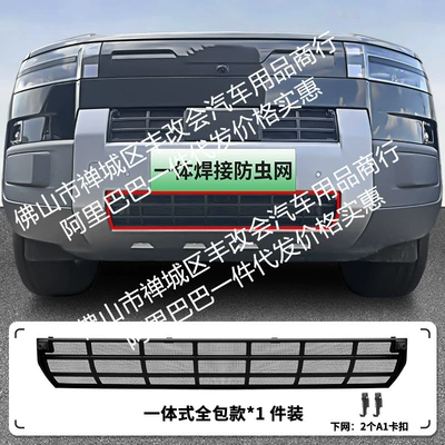 Titanium 7 Integrated Welding Car: Automobile anti-insect net - 26-models-of-fangcheng-leopard-titanium-7-flash-charging-ev-version-with-insect-proof-net-one-piece-welding-matte-black