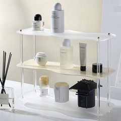 Removable Wave Acrylic Cup Storage Rack Cosmetic Storage Rack Desktop Perfume Bathroom Display