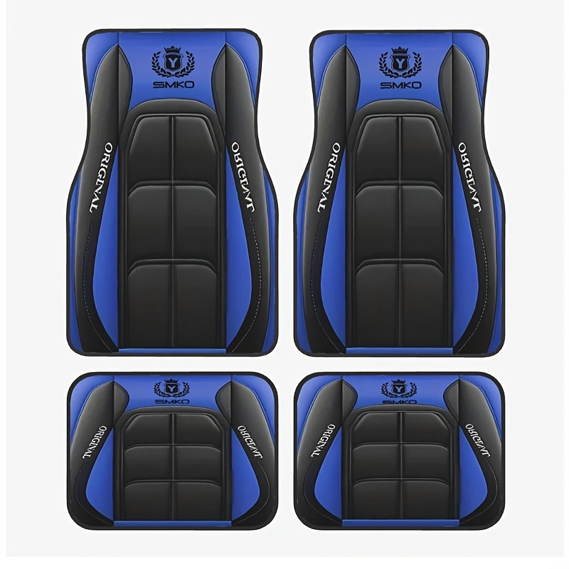 TEMU retro estilo nórdico alfombra de pie de coche alfombra de cuatro piezas tapete resistente a las manchas almohadilla de pie Amazon TEMU al por mayor