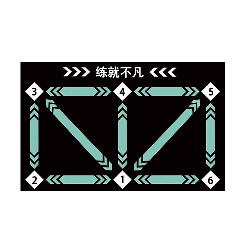 Baloncesto paso entrenamiento antideslizante indoor y outdoor entrenamiento de fútbol control de pelota drible reduciendo el ruido almohadilla de aislamiento de sonido