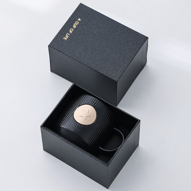 Tazas de cerámica originales, tazas de cerámica de bronce creativas, tazas de café, tazas de agua, tazas publicitarias de logotipo