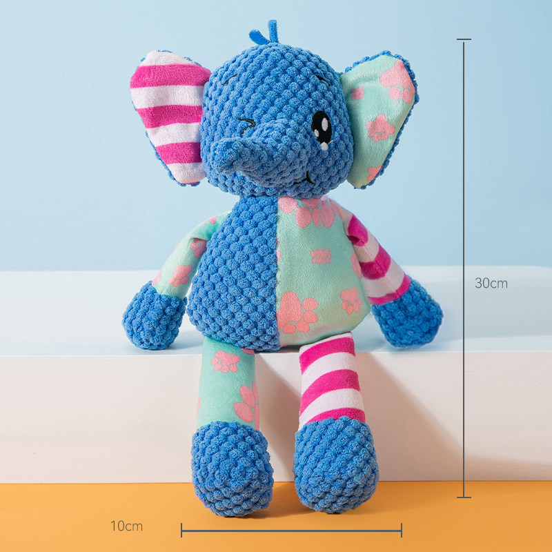 Juguete de peluche resistente a mordeduras con sonido de dinosaurio, transfronterizo, para compañía e interacción, apto para perros pequeños y medianos como Bichón y Teddy.
