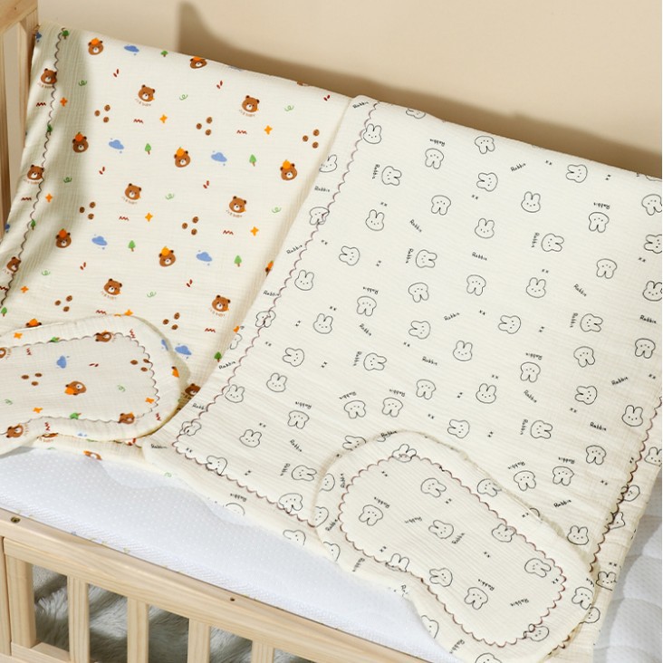新生婴幼儿纯棉可洗大尺寸床垫褥儿童枕头垫幼儿园午睡盖毯盖被