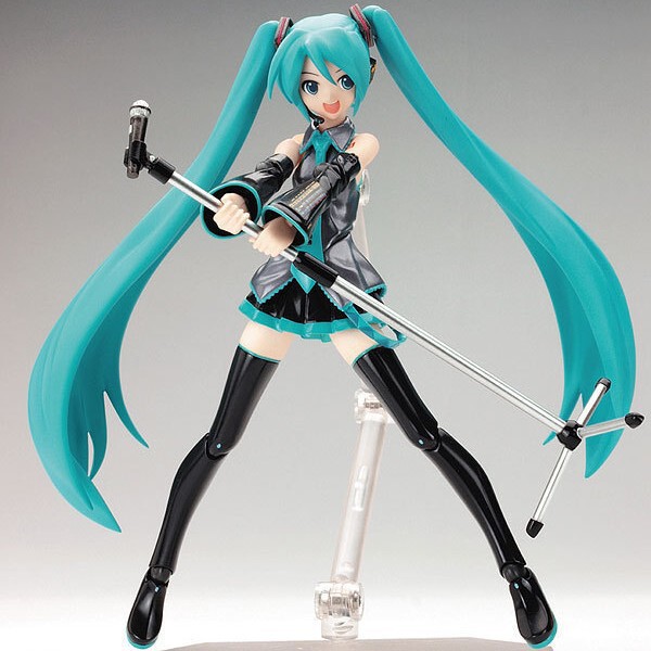 figma 014 虚拟歌手 葱娘 初音 可动人偶模型摆件 小手办批发摆件|undefined