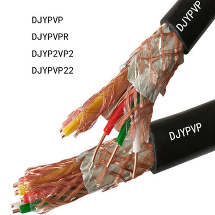 ZR-DJYVRP阻燃计算机电缆 屏蔽信号电缆DJYP2VP2-4*2*1.0