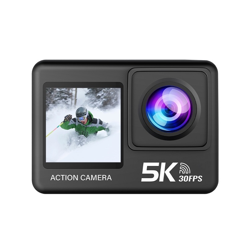 Cross-border 5K sports camera waterproof HD wifi outdoor shooting motorcycle aerial photography cycling head-mounted camera 5