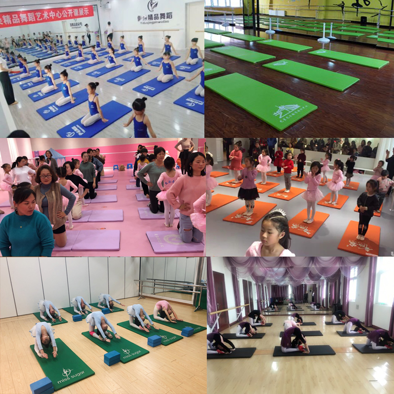 almohadilla de baile de cuero, almohadilla de ejercicios, almohadilla de baile de chicas, almohadilla de gimnasia de baile plegable doméstica, almohadilla de abdominación, almohadilla de fitness