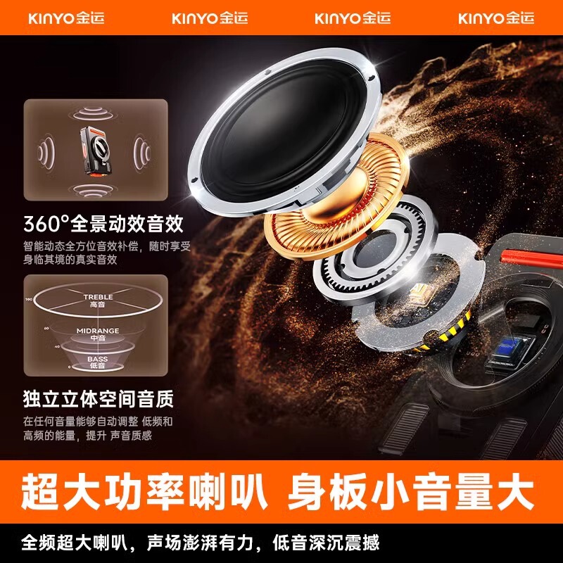 金運M-2スタンド型Bluetoothスピーカー、ワイヤレスオフィスコンピューター用ホームミニ低音Bluetoothスピーカー|undefined