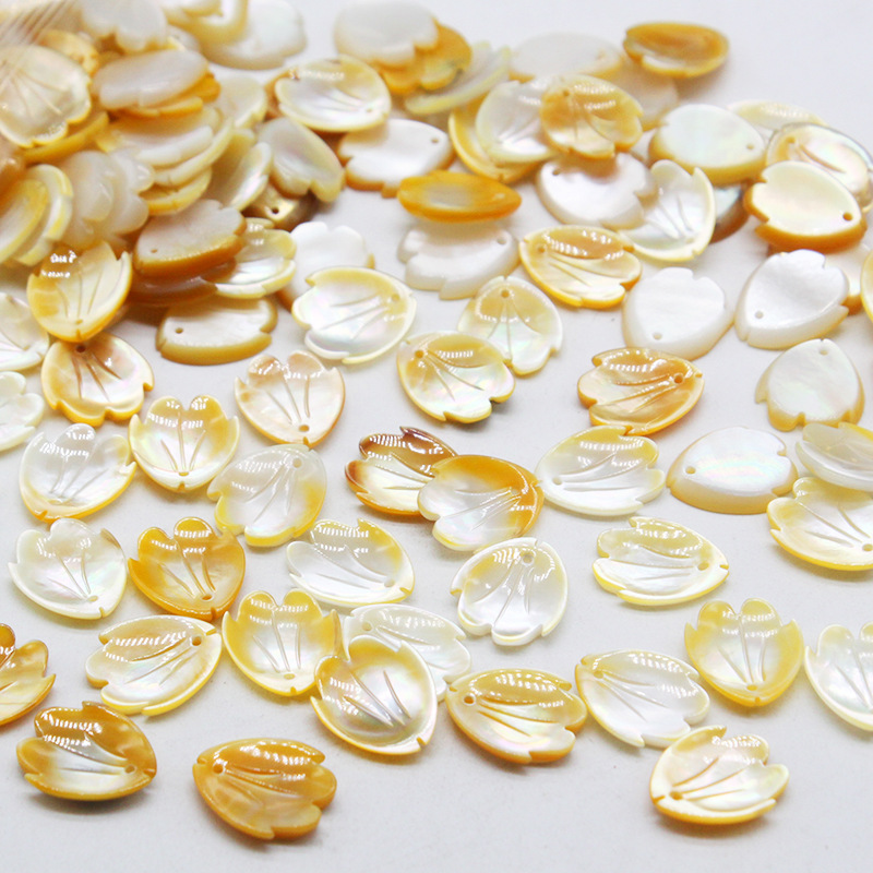 起爆真珠母貝ベゴニア菊花びらdiy手作りヘアピンイヤリングブローチ貝殻花アクセサリーアクセサリー