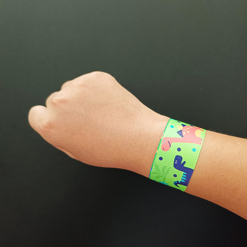 Amazon dinosaur snap ring PVC Jurassic snap ring bracelet 48/72 set of snap music