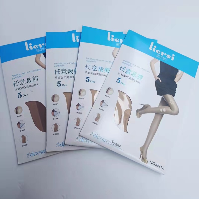 Liz 6912 Spring and Summer 5D Thin Arbitrary Cut Pantyhose Women Base Outer Wear Pantyhose Women