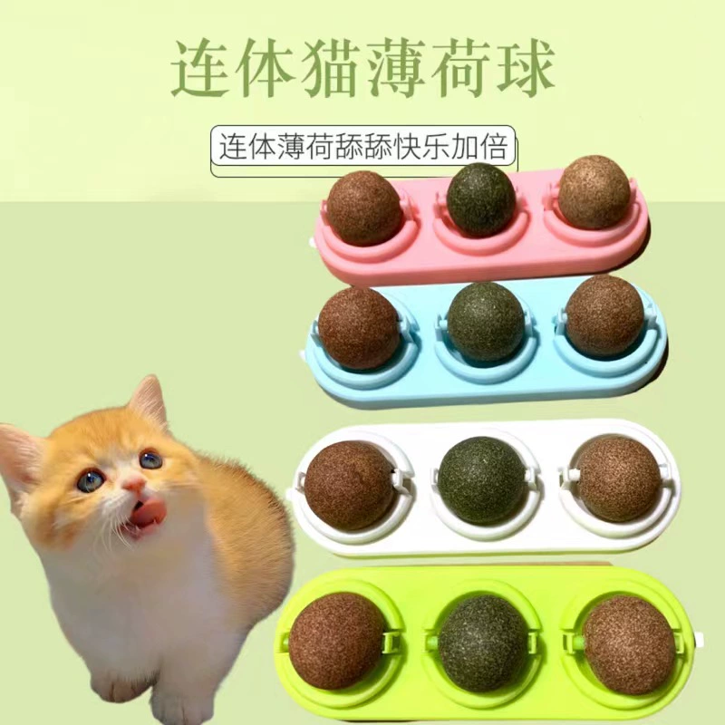 Кошачий мятный шарик Кошачий корм лизать кошачий вращение
