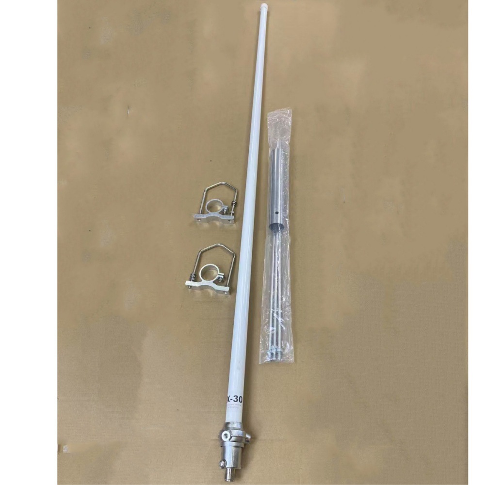 X-30玻璃钢天线基地台X30室外UV双段高增益棒杆天线 1.23m