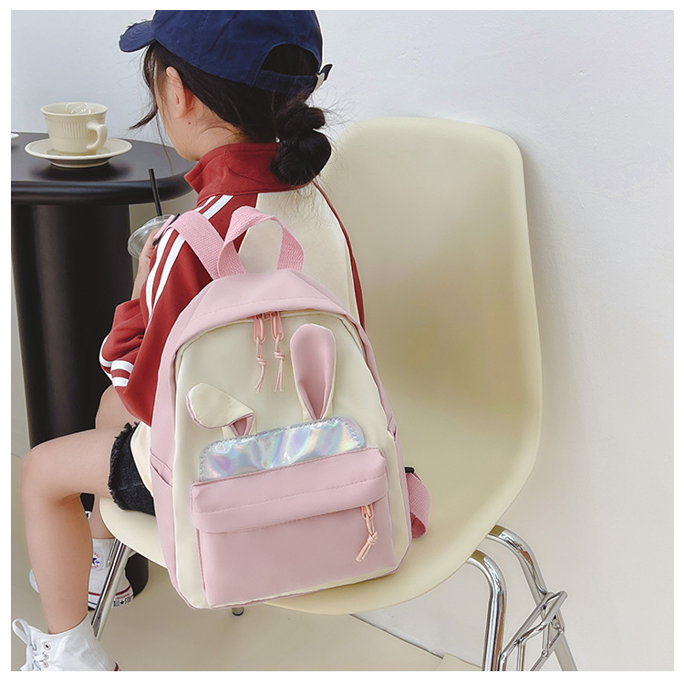 446g Weight Sequins, Sewing Thread Fashion Element Zipper Closure Type Double Shoulder Straps Strap Type Functional Backpack Bags Type Casual, School Occasion Nylon Material School Backpack, Kids Backpack Backpack Animal Pattern All Seasons Season Kid'S Gender Cute Style Square Shape Kid'S Nylon Animal Cute Sequins Sewing Thread Square Zipper Functional Backpack 5