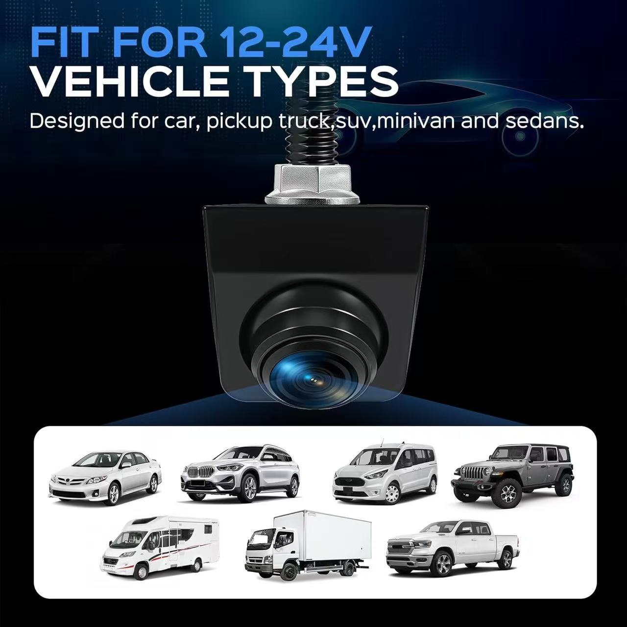 General Motors Front View Car Backup Camera-1080P Metal Ahd170 ° Wide-Angle Rear View with Ultra-Clear Vision