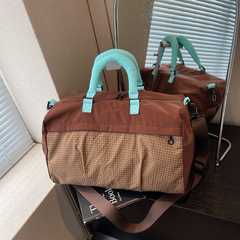 短途旅行包女轻便多功能斜挎运动健身包手提出差大容量收纳行李袋