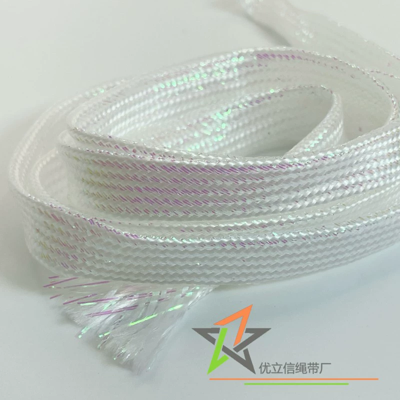 Семицветный металлический провод шириной 15 мм, полый плоский ремень, полипропиленовый ремень Luya для рыболовных снастей, 1,5 см, цветная светоотражающая лента