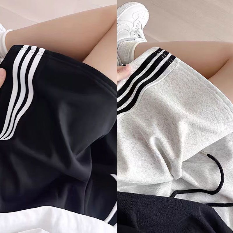 Summer Thin Casual Sports Shorts for Women, Trendy High-Waisted Loose Straight-Leg Slimming Running Wide-Leg Five-Point Shorts for Outdoor Wear Summer Thin Casual Sports Shorts for Women, Trendy High-Waisted Loose Straight-Leg Slimming Running Wide-Leg Five-Point Shorts for Outdoor Wear