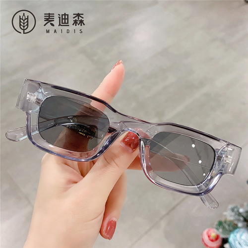 Jet 5053 square frame sunglasses European and American hip-hop punk Kuzma polarized sunglasses foreign trade polarized sunglasses