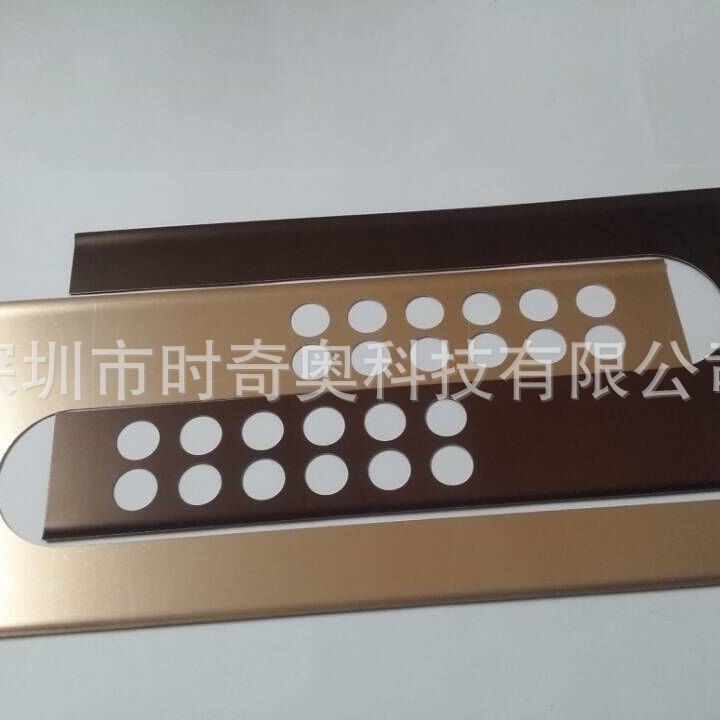 开关铝合金面板 门禁门铃用铝面板
