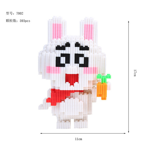 Medium series building blocks micro-particles compatible with Lego wholesale children's educational boys and girls assembled Internet celebrity toys