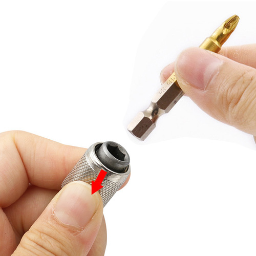 Electric hammer adapter round handle to hexagonal handle adapter rod converter impact drill bit sleeve adapter tool